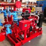 Diesel Engine Long Shaft Vertical Turbine Fire Pump,180m,1400m3/H,Diesel Engine,Single-Stage Pump